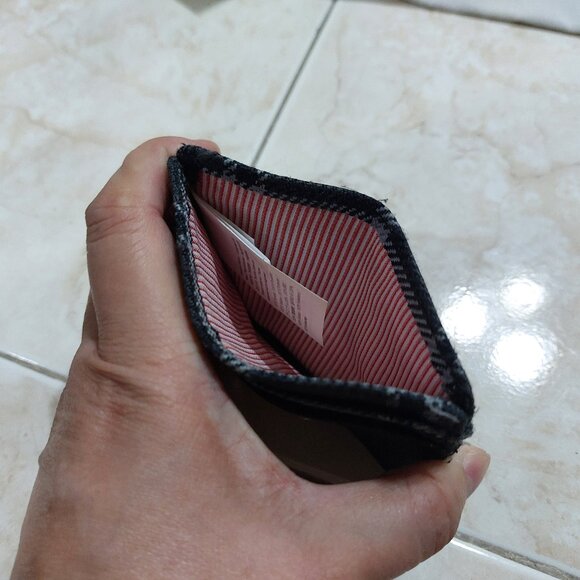 Unisex Herschel Supply Co ID Card Picture Wallet Small Thin Wallet Organizer - Picture 3 of 4